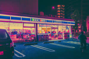 A Minimalist Japanese Aesthetic Desktop View Wallpaper