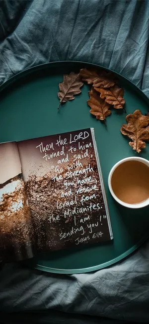 A Moment Of Serenity With A Cup Of Coffee And Book Wallpaper