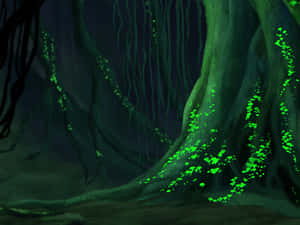 A Mystical Tree Of Life, A Reminder Of Divine Connection Between Nature And Humanity. Wallpaper