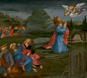 A Painting Of Jesus Wallpaper