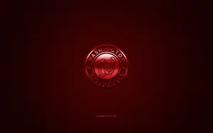 A Passionate Moment Of Teamwork In A Washington Nationals Game Wallpaper