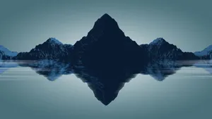 A Picture Of Majestic Beauty Of Nature- Minimalist Mountain Wallpaper