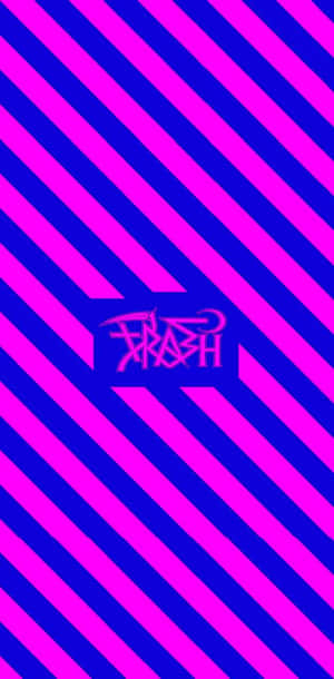 A Pink And Blue Striped Background With The Word Hazk Wallpaper