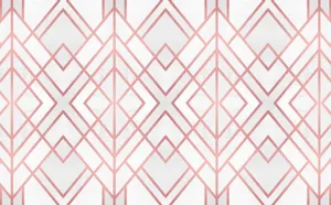 A Pink And White Geometric Pattern Wallpaper