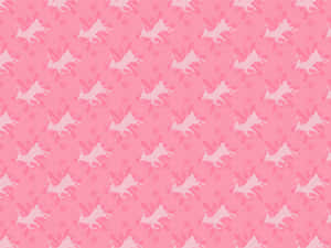 A Pink Background With A Cat Pattern Wallpaper