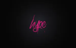A Pink Background With The Word Hype Written On It Wallpaper