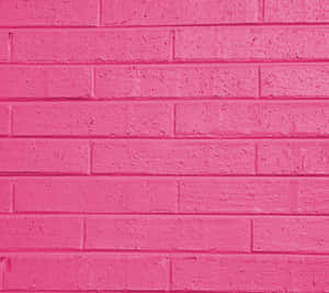 A Pink Brick Wall Wallpaper