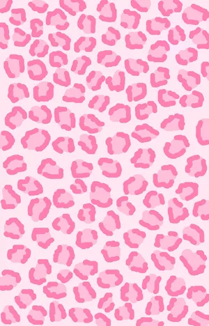 A Pink Leopard Print Pattern Wallpaper