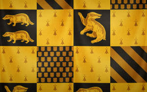A Proud Head Of The Hufflepuff House - A House Of Loyalty, Dedication And Hard Work. Wallpaper