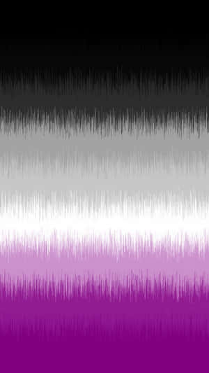 A Purple And Black Wave Pattern With White And Black Lines Wallpaper