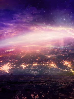 A Purple And Blue Sky Wallpaper