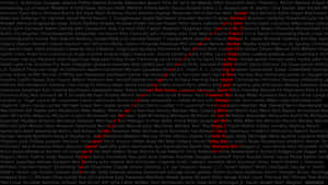 A Red Letter A On A Black Background Wallpaper