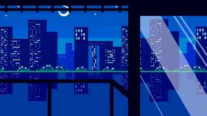 A Relaxing Lo-fi Moment In The City Wallpaper