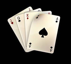 A Rummy Run Of High Aces Wallpaper