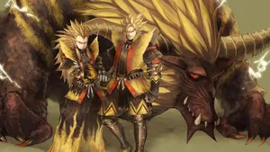 A Scary Monster Lurking In The Shadows Wallpaper