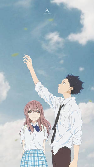 A Silent Voice Aesthetic Anime Couple Wallpaper