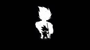 A Silhouette Of Goku Black Wallpaper