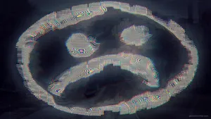 A Solitary Figure Underneath A Sombre Sky Wallpaper