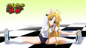 A Student From Highschool Dxd Ready For School Wallpaper