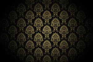 A Study In Sophistication - Elegant Black And Gold Wallpaper
