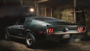 A Stunning 4k Ultra Hd Picture Of The Iconic Mustang Bullitt Wallpaper