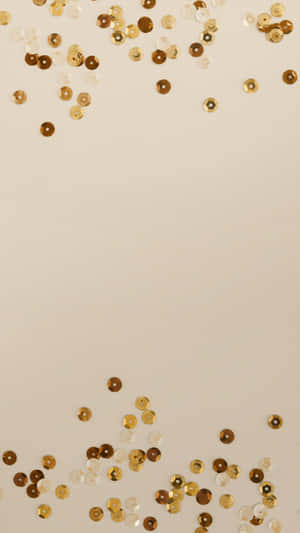 A Stunning, Sleek And Stylish Gold Iphone Wallpaper