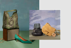 A Stylish Selection Of Jérôme Dreyfuss Handbags And Footwear Wallpaper