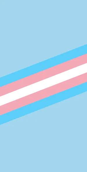 A Transgender Flag On A Blue Background Wallpaper