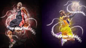 A Tribute To The Basketball Legend, Kobe Bryant Wallpaper