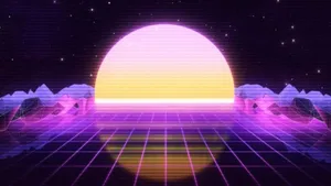 A Trippy Journey Through The 80s Wallpaper