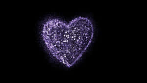 A Vibrant And Sparkling Splash Of Royal Purple. Wallpaper