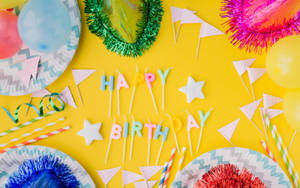 A Vibrant Celebration: My Birthday Festivities Wallpaper