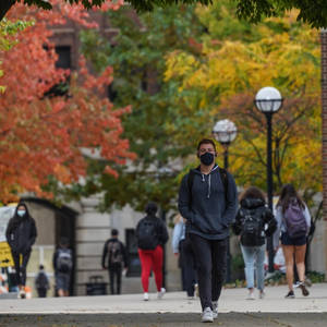 A Vibrant Day At University Of Michigan-ann Arbor Wallpaper