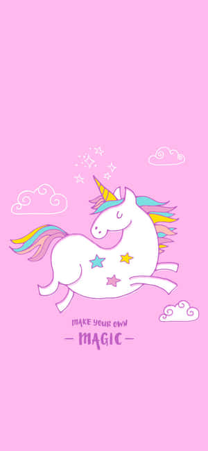 A Vibrant Lisa Frank Unicorn Brightening Up Your World Wallpaper