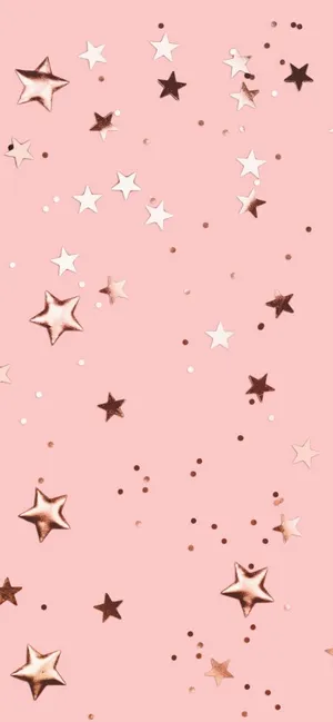 A Vibrant Visual Of Pink Rose Gold Wallpaper