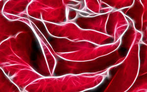 A Visual Dance Of Neon Red Color Wallpaper
