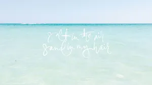 A White Background With The Words, Let Me In My Sand Wallpaper