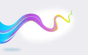 A White Rainbow Glowing In The Sky Wallpaper