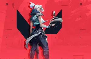 A Woman In A White Outfit Holding A Sword Wallpaper