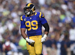 Aaron Donald Best Defensive End Nfl Wallpaper