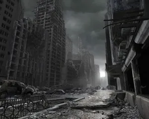 Abandoned Dark City Wallpaper