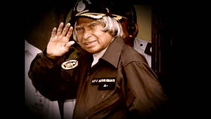 Abdul Kalam Hd Greeting Wave Wallpaper