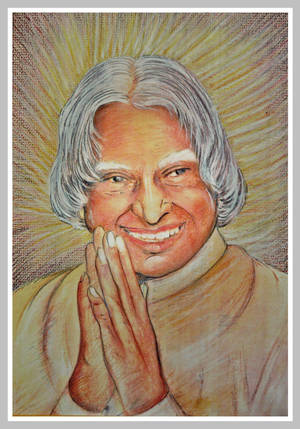 Abdul Kalam Hd Portrait Art Wallpaper