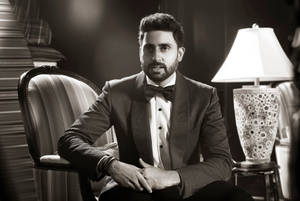 Abhishek Bachchan Black And White Wallpaper