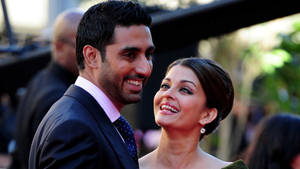 Abhishek Bachchan With Rai Wallpaper