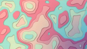 Abstract Art Pastel Aesthetic Tumblr Laptop Wallpaper