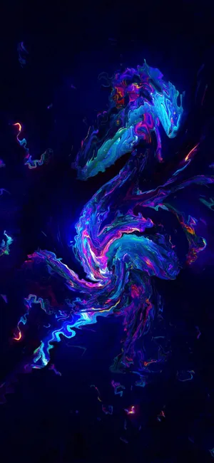 Abstract Aurora 4k Neon Iphone Wallpaper
