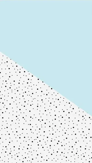 Abstract Black And White Dots Pattern Wallpaper