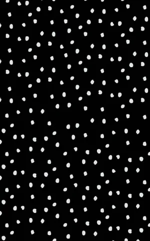Abstract Black And White Dots Pattern Wallpaper