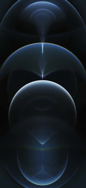 Abstract Blue Spheres Background Wallpaper